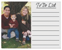 Personalized magnetic dry erase board