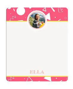 Personalized dry erase board